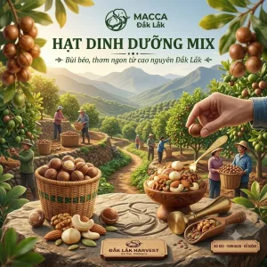 Hạt dinh dưỡng mix – Sự kết hợp hoàn hảo cho bữa ăn nhẹ giàu dinh dưỡng